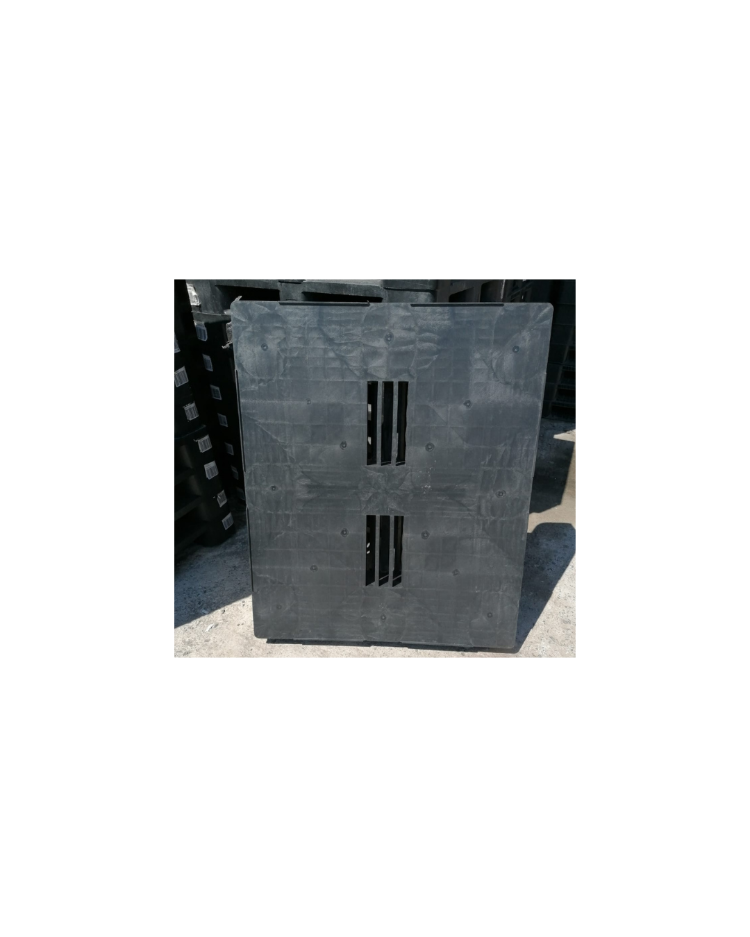 P-3  100x120 cm Siyah Renk Plastik Palet